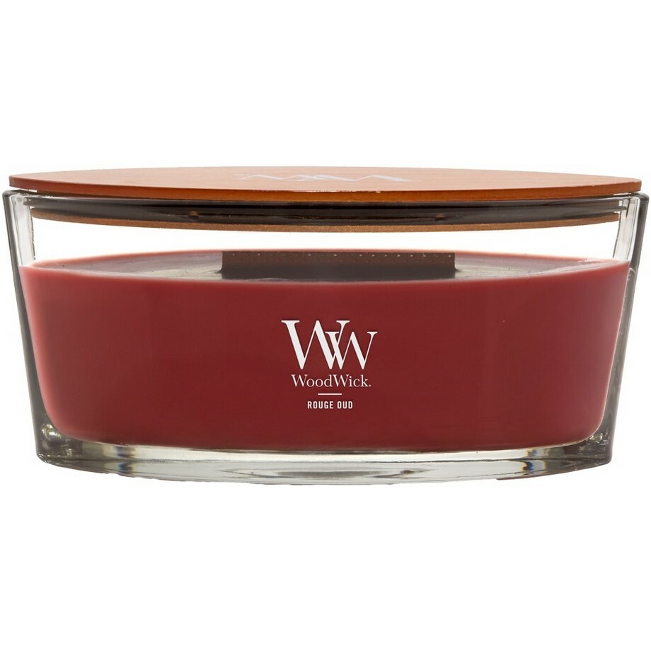 Vonná sviečka WoodWick Rouge Oud, 453 g