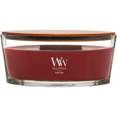 Woodwick Vonná svíčka loď Rouge Oud, 453 g