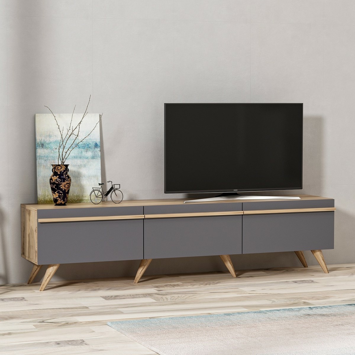 Televízny stolík Amsterdam Anthracite