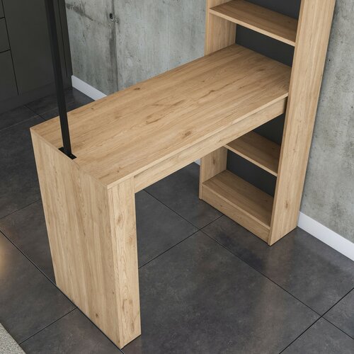 Barový stôl stôl Jany Walnut and Black