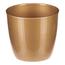 Vase de flori din ceramică Teracotă, diametru 12cm, auriu