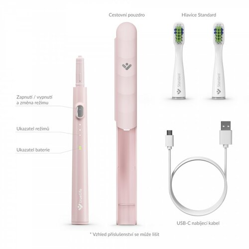 TrueLife Sonična zobna ščetka SonicBrush Slim20Pink