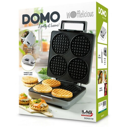 DOMO DO9251W gofrownica na 4 gofry