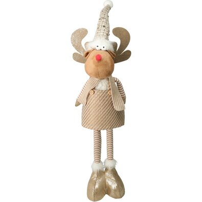 Renul de Crăciun Freda, picioare telescopice, 49cm