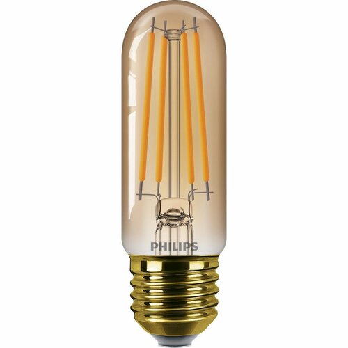 Philips LED filament žiarovka E27 T32 3,1W (25W) 1800K nestmievateľná, jantárová
