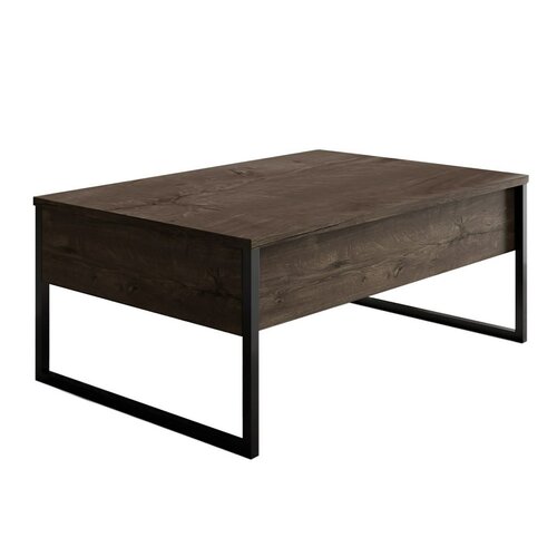 Luxe Walnut and Black dohányzóasztal