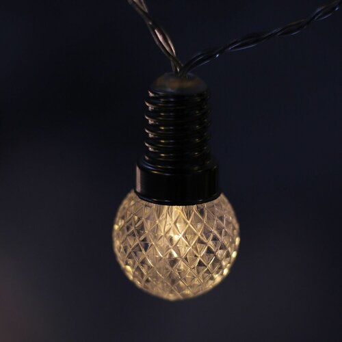 DecoKing Lampki Kulki ciepła biała, 20 LED