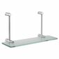 SAPHO 1301-15 Glasablage für Duschwand 40 x 18 x 12,5 cm, silber