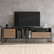 Televízny stolík Mistico Walnut and Black