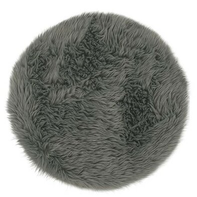 Restilo Dokka szőrme, sötétszürke, 60 cm