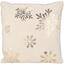 Kissen Snowflake Beige, 40 x 40 cm