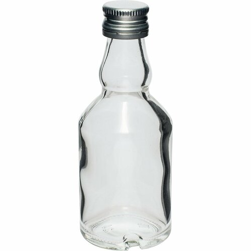 10-częściowy komplet butelek szklanych z zakrętką, 50 ml