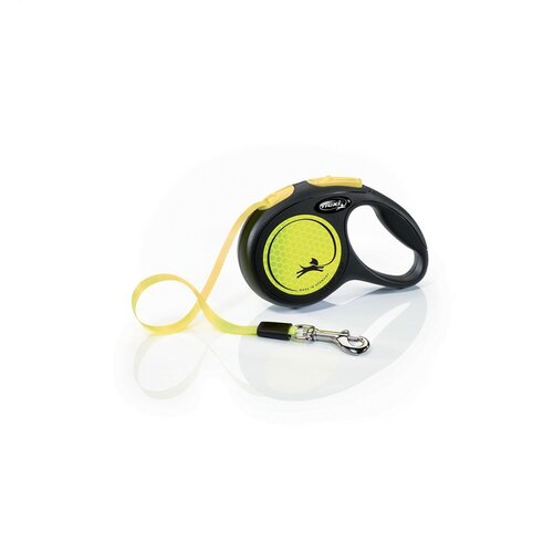 Flexi Samonavíjecí vodítko New Neon XS, 3 m, 12kg, rumena