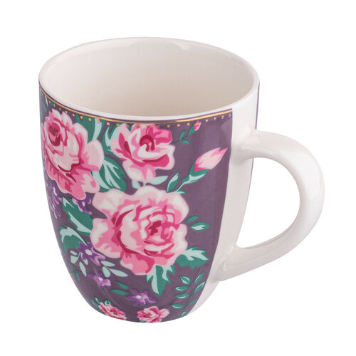 Altom Porcelanasti skodelica Charlotta 300 ml,vijolična