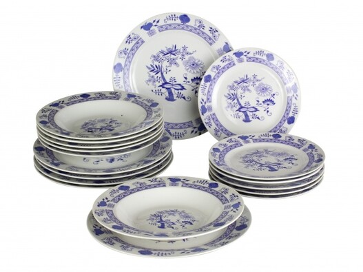 18-częściowy zestaw obiadowy porcelanowy