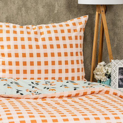 Lenjerie pat 4Home Spring bumbac creponat, 140 x 200 cm, 70 x 90 cm