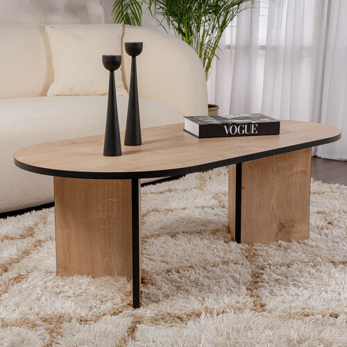 Masă de cafea Sable Sapphire Oak Black
