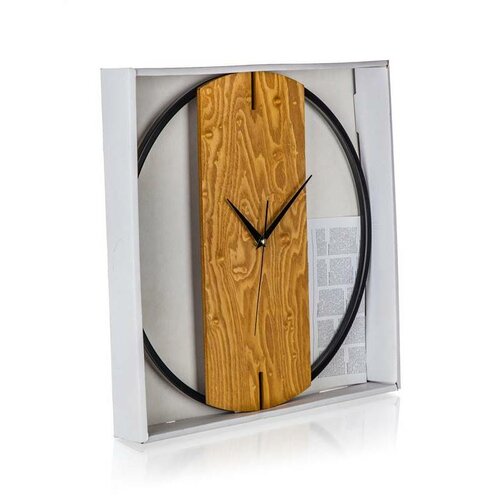 Настінний годинник Wood deco, діаметр 40 см