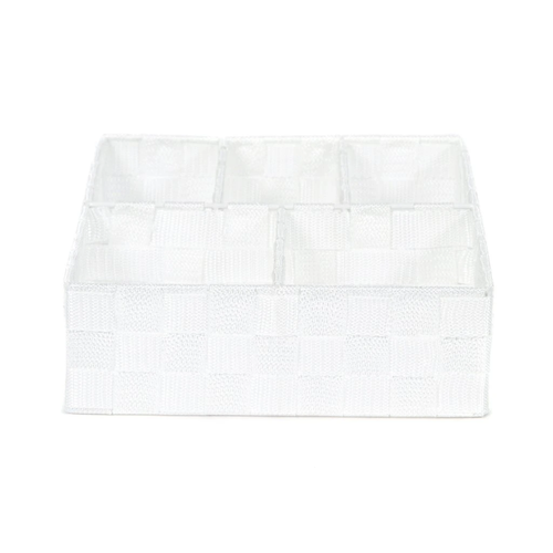 Compactor Organizator pentru lenjerie și accesorii TEX 32 x 25 x 8 cm, alb