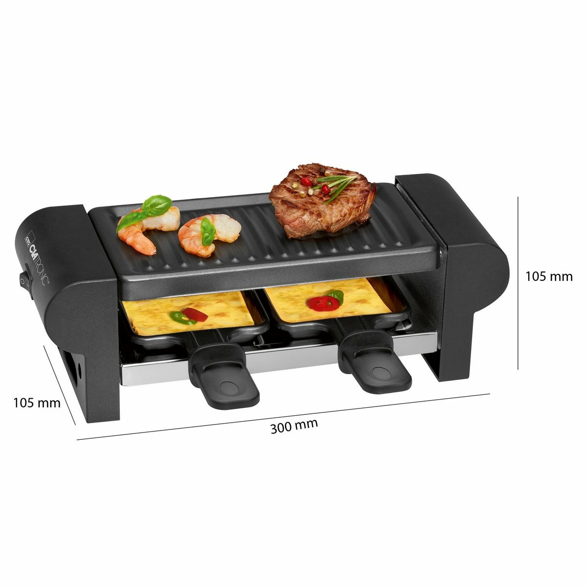 Clatronic RG 3592 raclette grillsütő termék 2. képe