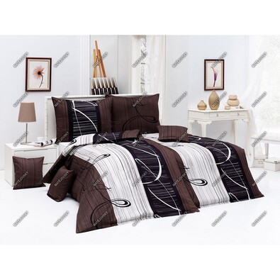 Matějovský Saténové obliečky Eternity Choco, 200 x 210 cm, 2ks 70 x 90 cm