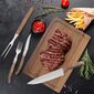 Orion Steak szett - kés, villa, húsvilla, vágódeszka, 15 db