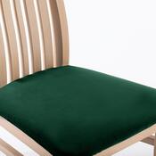 Restilo Husă elastică pentru scaun Sento verde închis, 40 x 40 + 5 cm