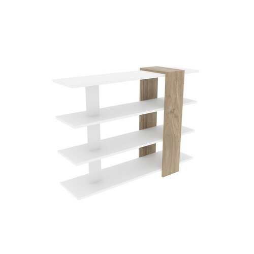 Biblioteczka Nur White and Walnut