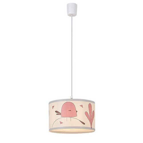 Rabalux 72069 dziecięca lampa wisząca Fowly, biały