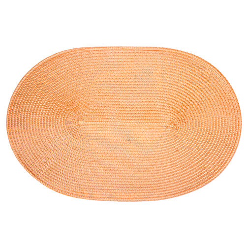 Сервірувальний килимок Deco овал оранжевий, 30 x 45 см, комплект 4 шт.