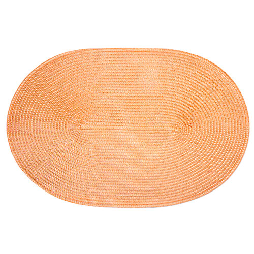 Tischsets Deco oval Orange, 30 x 45 cm, 4-er Set
