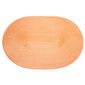 Suport farfurie Deco, oval, portocaliu, 30 x 45 cm, set 4 buc.