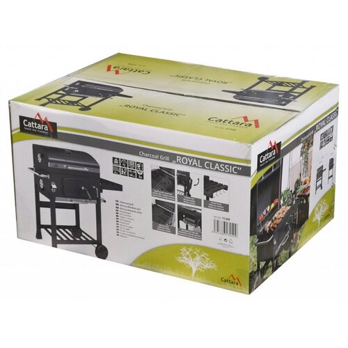 Cattara 13040 Royal faszénes grill, 102 x 60 x 106 cm