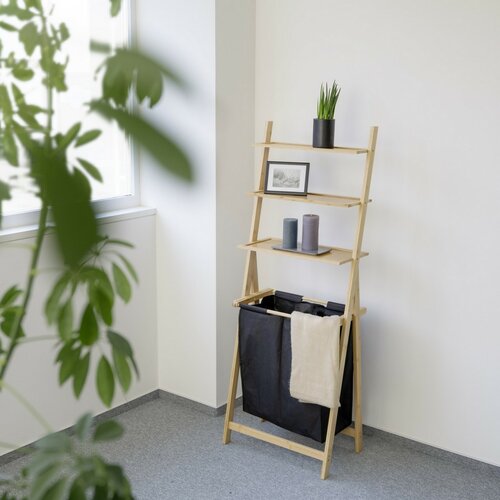 Wenko lestev s košaro za perilo Ecori, 152 x 35 x 57 cm