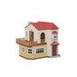 Sylvanian family 5302 Zweistöckiges Haus mit  rotem Dach und Lichtern