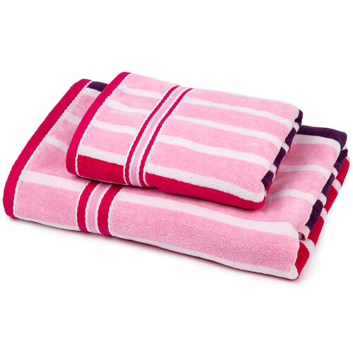 Set prosoape Stripes Sweet, 70 x 140 cm, 50 x 90 cm