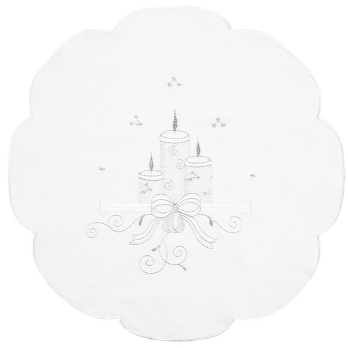 Faţă de masă de Crăciun Lumânări, 35 cm