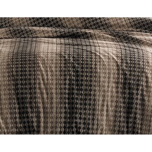 BedTex Бавовняна постільна білизна Oberonкоричнева, 220 x 200 см, 2 шт. 70 x 90 см