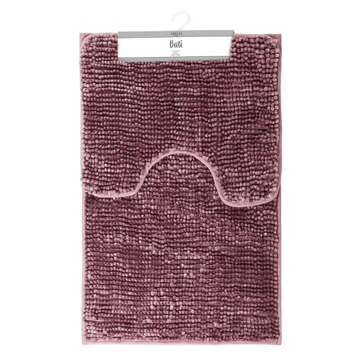 Restilo Badteppich-Set Bati Burgundy, 2 Stück 50 x 80 cm, 40 x 50 cm