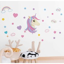 Dekoracja samoprzylepna Unicorn, 122 x 70 cm