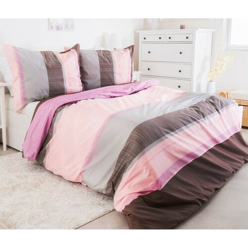 Lenjerie de pat B.E.S. Petrovice Top Class Pink, din bumbac, 140 x 200 cm, 70 x 90 cm