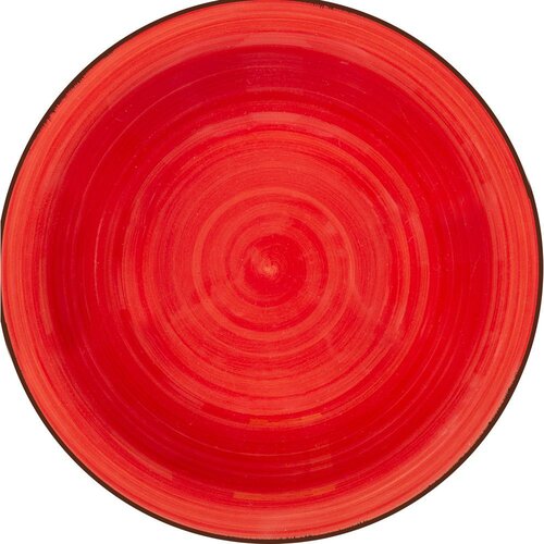 Lamart LT9095 Keramik-Tiefteller Happy, Durchmesser 21,5 cm, Rot