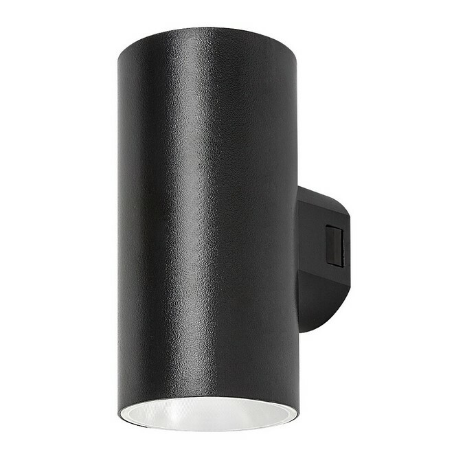 Rabalux 77155 vonkajšie nástenné LED svietidlo Urfa, 18W, IP65, čierna, 16 cm