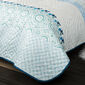 4Home Покривало для ліжка Circles бірюзовий, 220 x 240 см