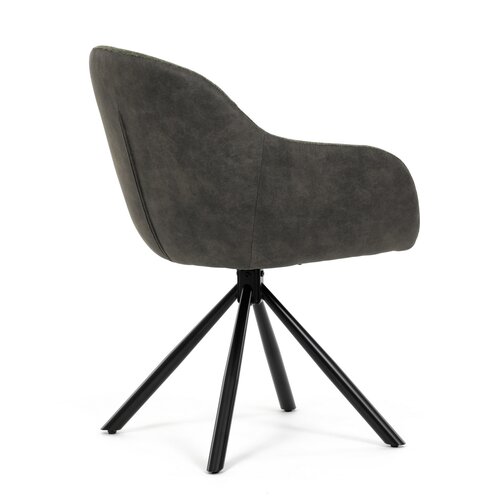 Set de scaune de sufragerie cu mecanism deîntoarcere DCH-Y1143 GRN2, 2 buc.