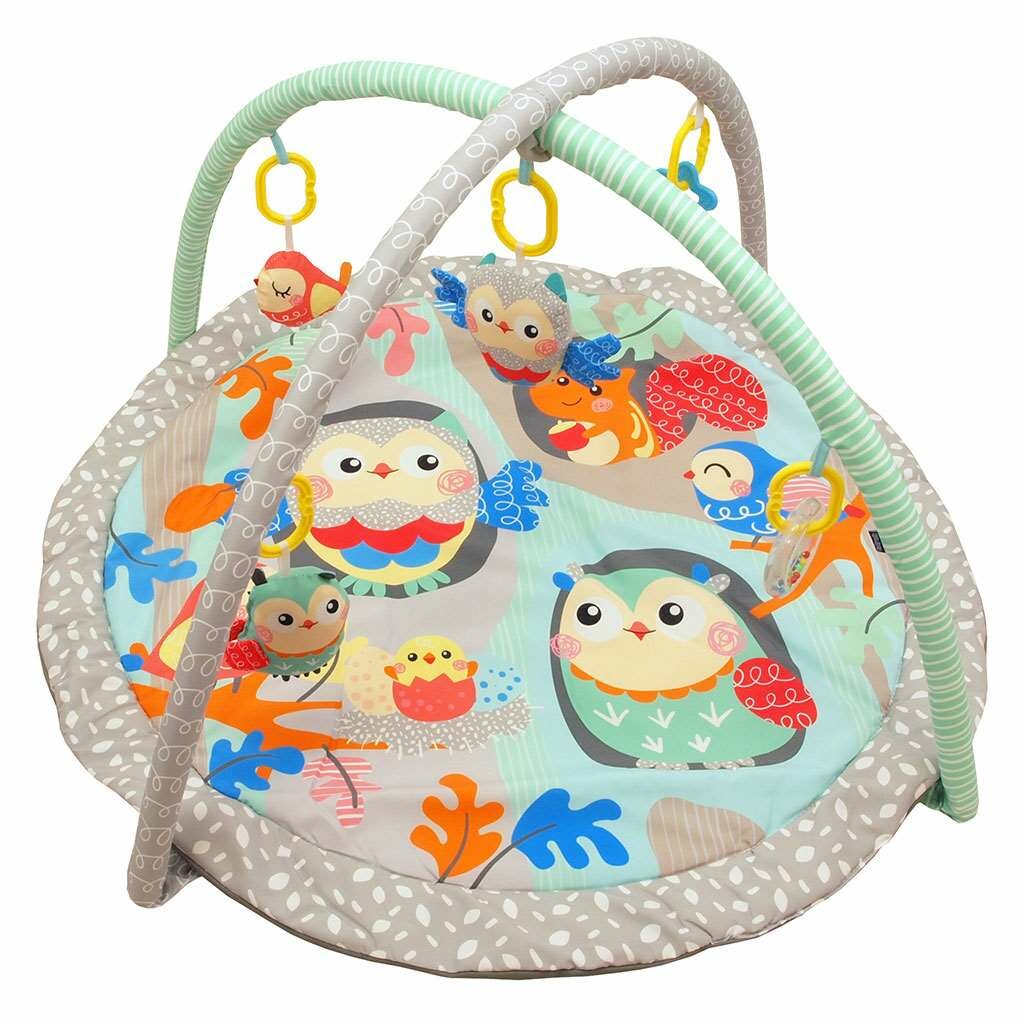 Baby Mix Play Blanket Owls, średnica 89 cm