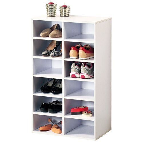 Kesper 15916 Uniwersalna szafka na buty, biała,51,5 x 87 x 29,5 cm