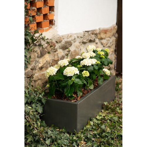 Line Záhradný kvetináč 40 x 120 x 30 cm, corten CORGARDEN 1006