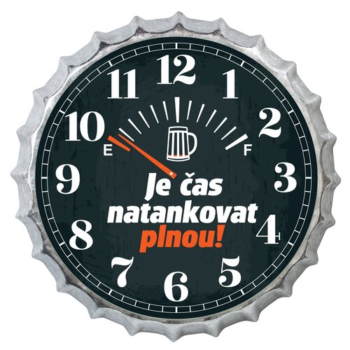 Bohemia Gifts Ceas - Timpul de alimentare, 35 cm
