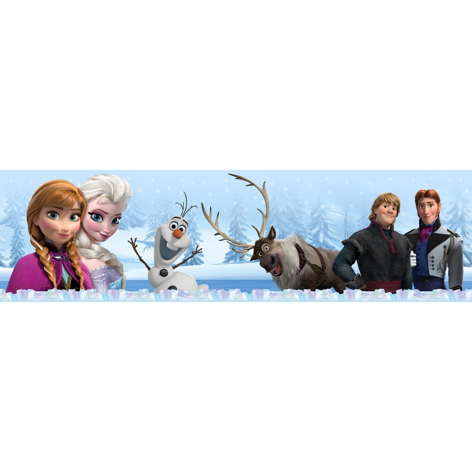 Obrázok AG Design WBD 8073 Ledové království Disney Frozen, Samolepicí bordura, 0.14x5m